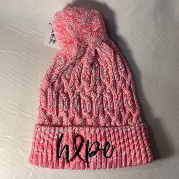 Breast Cancer Hat Lanyard ID Holder 2 PK Bracelets - Picture 3 of 8